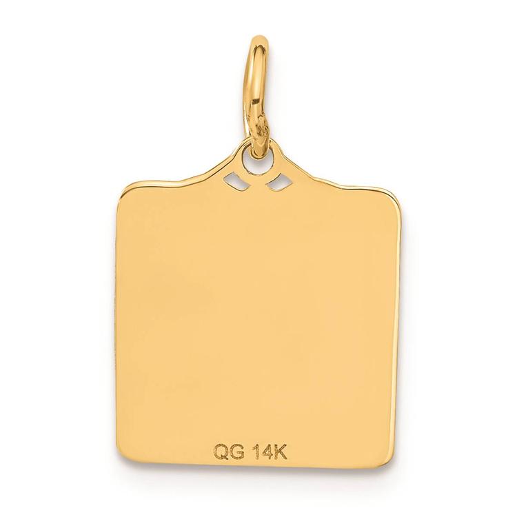 Gold Classics™ 14kt. Blue Birth Certificate Charm