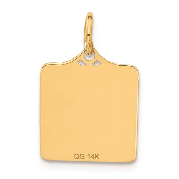 Gold Classics&#8482; 14kt. Blue Birth Certificate Charm