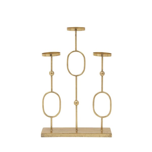 9th & Pike&#174; Modern Style Metal Candelabra Candle Holders