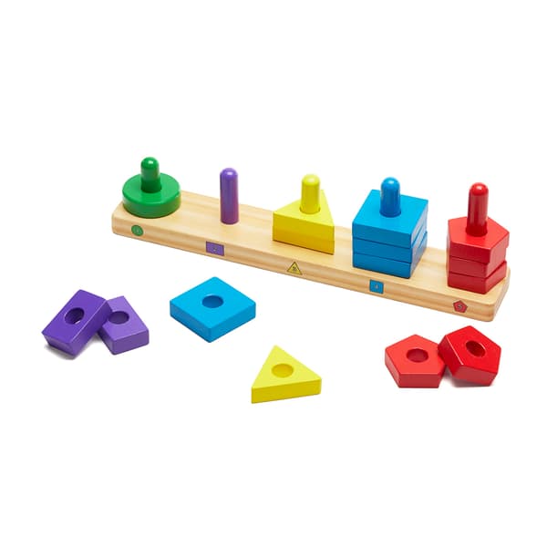 Melissa &amp; Doug(R) Stack And Sort Board - image 