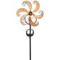 Whimsy Whirl Solar LED Metal Pinwheel Stake - image 1