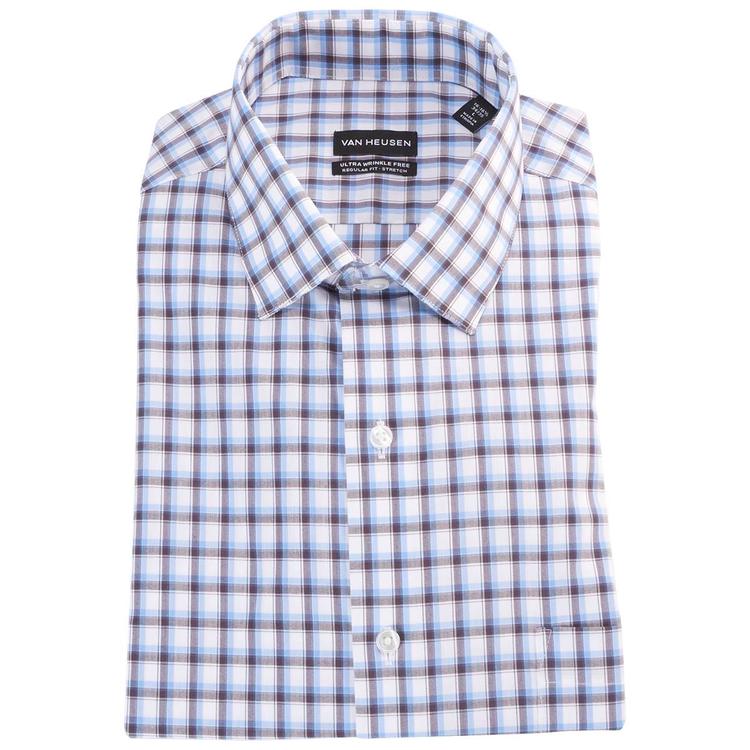Mens Van Heusen® Ultra Wrinkle Free Dress Shirt - Classic Blue