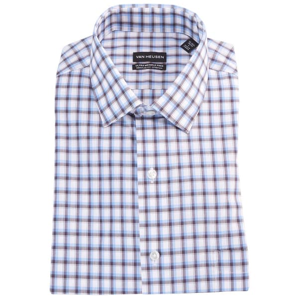 Mens Van Heusen® Ultra Wrinkle Free Dress Shirt - Classic Blue