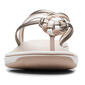 Womens Clarks® Cloudsteppers™ Breeze Coral Flip Flops - image 3