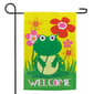 Northlight Seasonal Happy Frog "Welcome" Outdoor Garden Flag - image 2