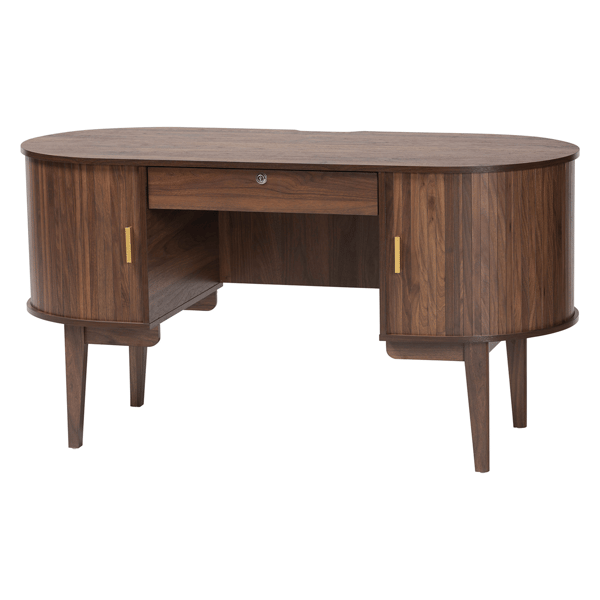 Baxton Studio Hayes Wood Writing Desk - image 