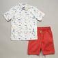 Boys &#40;4-7&#41; Tony Hawk 2pc. Sailboat Button Down & Shorts Set - image 1