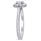 14kt. Gold 3/4ctw. Lab Grown Diamond Halo Ring - image 2