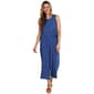 Womens Connected Apparel Sleeveless Laser Cut Popover Jumpsuit - image 1