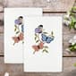 Linum Home Textiles 2pc Spring Butterflies Embroidered Hand Towel - image 2