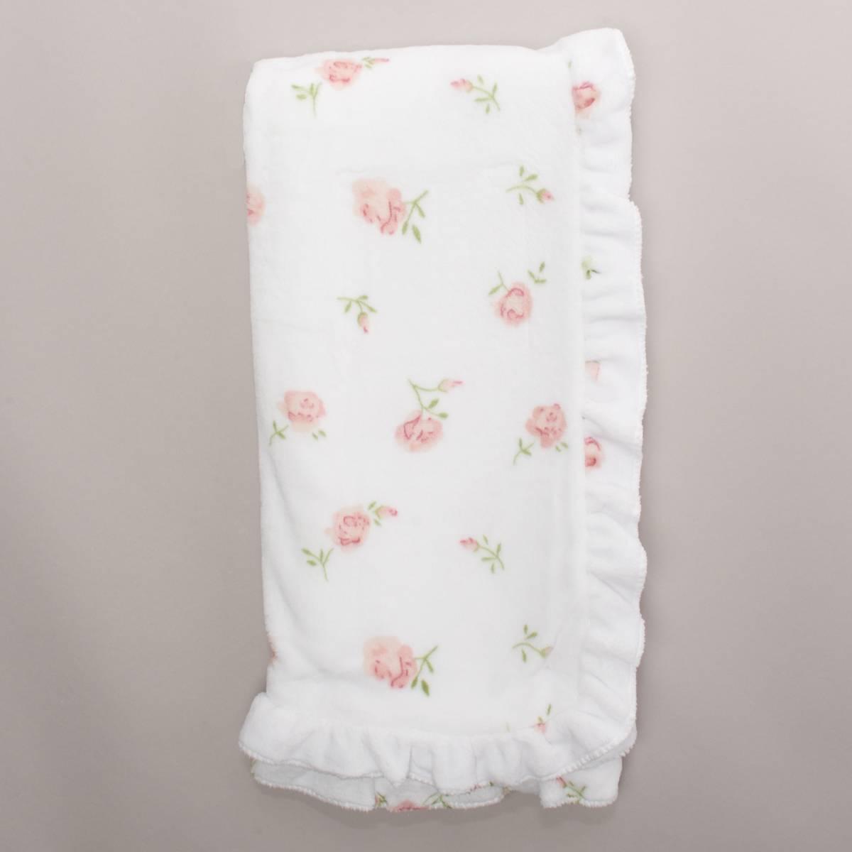 DreamKids(tm) Rose Ruffle Baby Blanket