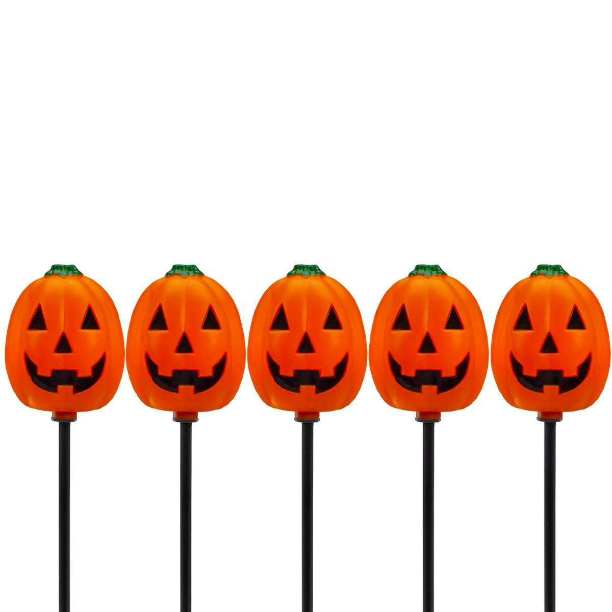 Northlight Seasonal Jack-O-Lantern Halloween Pathway Markers
