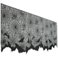 Northlight 5.25ft. Spider Webs & Bats Halloween Valance Decor - image 4