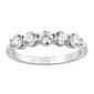 Nova Star(R) White Gold 5 Stone Lab Grown Diamond Anniversary Ring - image 1