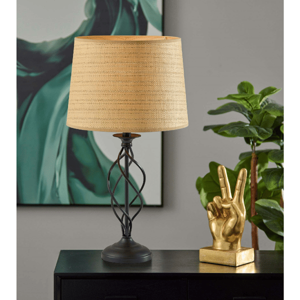 Simplee Adesso Darcy Black Table Lamp