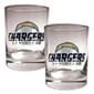 NFL San Diego Chargers 2pc. 14oz. Rocks Glass Set - image 1