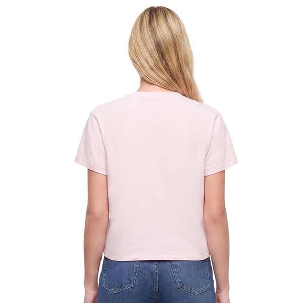 Womens Wildfox Short Sleeve Bow Pretty Jamie Graphic Tee