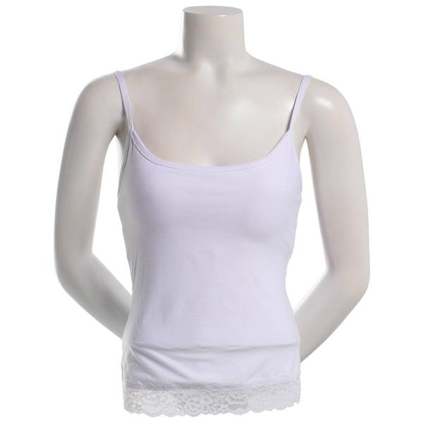 Juniors Derek Heart Longer Length Lace Hem Camisole - image 