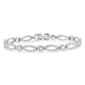 Haus of Brilliance Sterling SIlver 1 1/2ctw. Diamond Bracelet - image 1