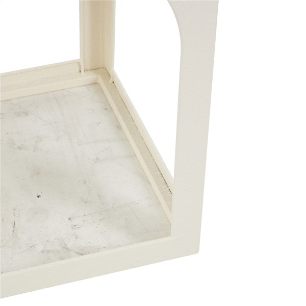 9th & Pike® Modern White Metal Accent Table Set