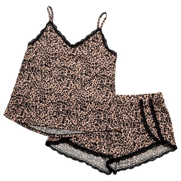 Womens Jessica Simpson Cheetah Love Cami Pajama Set - image 