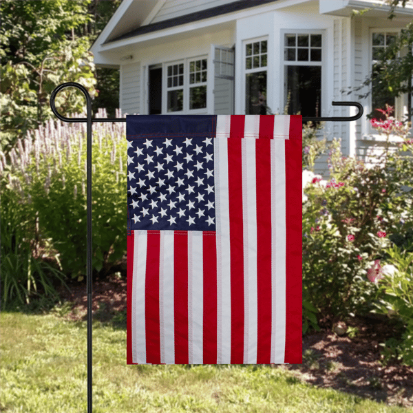 Northlight Patriotic Embroidered Outdoor Garden USA Flag