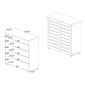 Baxton Studio Adalwin Oak Brown Wood 2-Door Shoe Storage Cabinet - image 11
