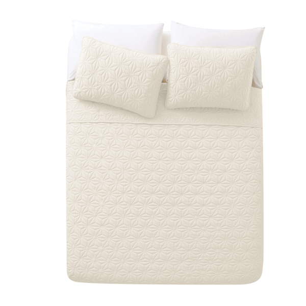 VCNY Home Kaleidoscope Embossed Geometric Quilt