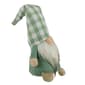 Northlight Seasonal Spring Gnome with Green Plaid Hat - image 4