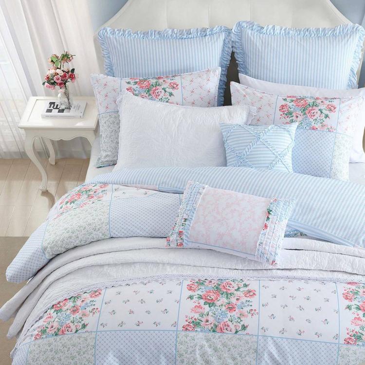 Laura Ashley Hope Patchwork Duvet Cover Set