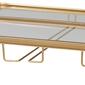 Baxton Studio Savannah Glam & Luxe Gold Metal Wine Cart - image 8
