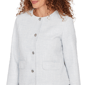 Petite Emaline Seabreeze Essence Button Front Tweed Blazer - image 5