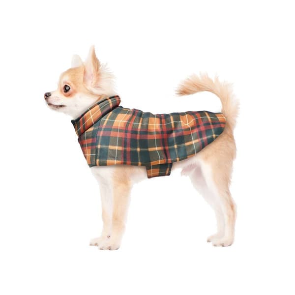 Best Furry Friends Cider Plaid Riding Pet Jacket - image 