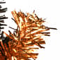 National Tree 2ft. Black and Orange Tinsel Tree - image 3