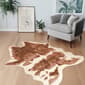 9th & Pike&#174; Brown & Ivory Faux Cowhide Area Rug - image 5
