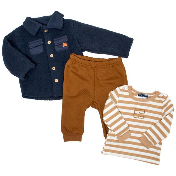 Baby Boy &#40;12-24M&#41; French Connection 3pc. Pants Set - image 