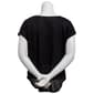 Plus Size French Laundry Short Dolman Sleeve Blouse w/Soutache - image 2