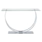 Coaster U-shaped Sofa Table - Chrome - image 1