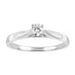 Nova Star(R) Sterling Silver Lab Grown Diamond Solitaire Ring - image 1