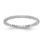 Endless Affection&#40;tm&#41; 14kt. White Gold Prong Eternity Band - image 1