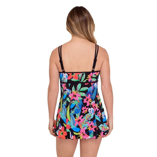 Womens Great Lengths Empire Princess Seam Swim Dress