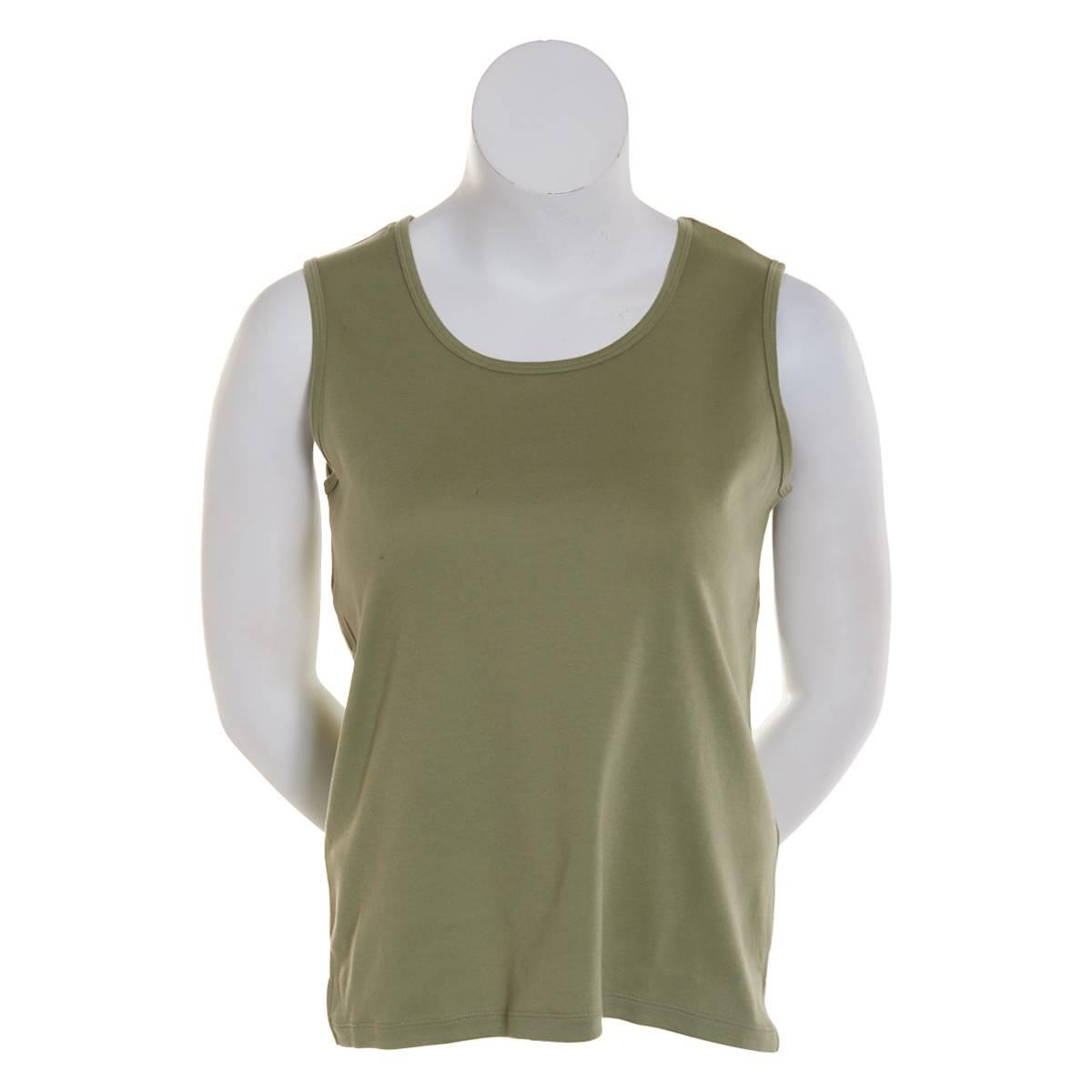 Plus Size Hasting & Smith Basic Solid Tank Top