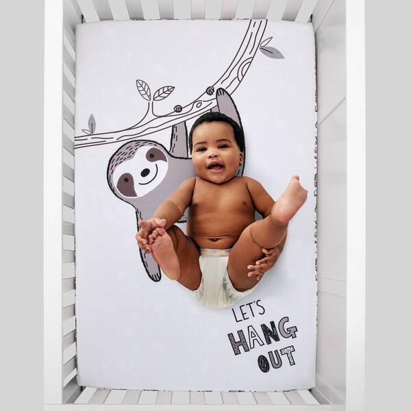 Little Love by NoJo Let's Hang Out Mini Crib Photo Sheet