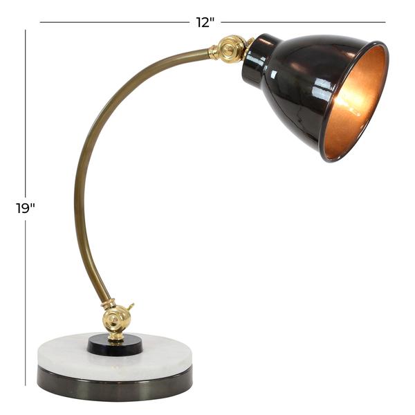 9th & Pike® Black Metal Traditional Desk Lamp