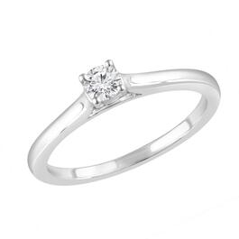 Nova Star&#174; White Gold 1/4ctw. Lab Grown Diamond Engagement Ring