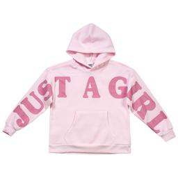Girls (7-16) Jolie & Joy Long Sleeve Just A Girl Oversized Hoodie