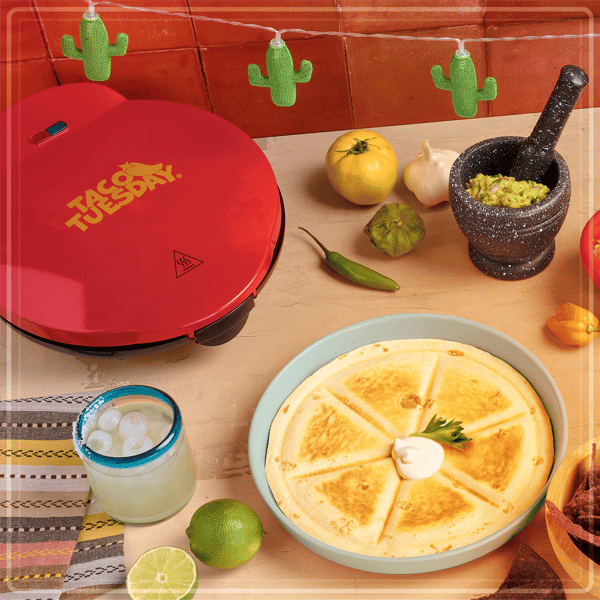 Nostalgia™ Taco Tuesday 10in. Electric Quesadilla Maker