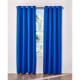 Angel Solid Woven Energy Saving Grommet Panel Curtain