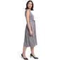 Womens Calvin Klein Sleeveless Plaid Belt Waist Midi Dress - image 3
