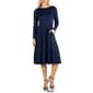 Womens 24/7 Comfort Apparel Fit &amp; Flare Pocket Dress - image 5